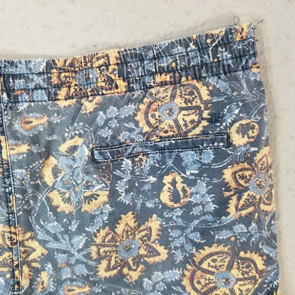 Dockers shorts men's large‎ blue floral outdoor beach Comfort waist